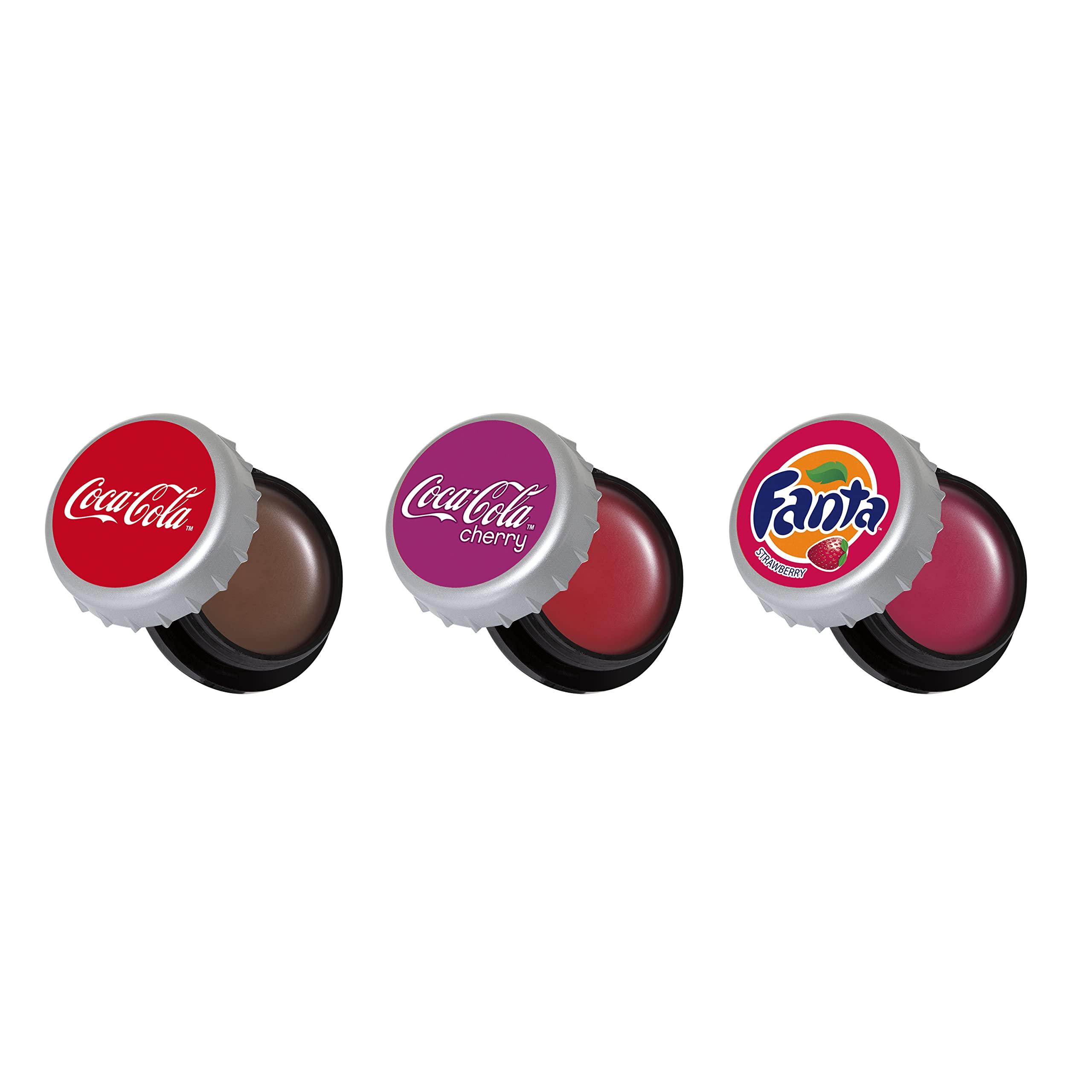 Lip Smacker Lip Smacker Coca Cola Collection - Moisturizing, Soothing Coke Bottle Caps Trio