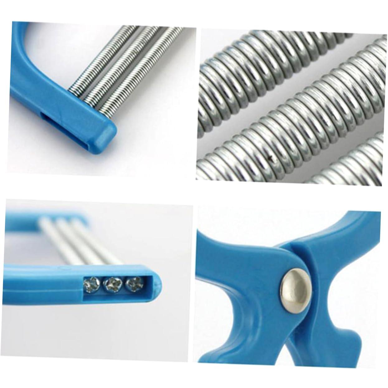 MERRYHAPY MERRYHAPY Face Threading Tool Facial Hair Removal Brush Spring Threading Facial Hair Remover Blue Portable Facial Threading Tool