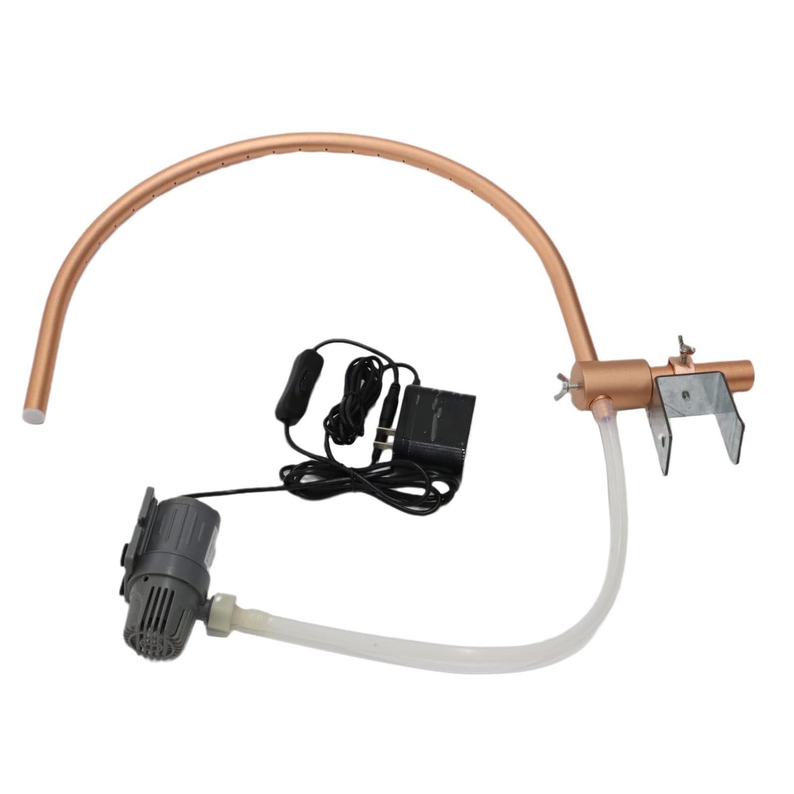 Kokiya Kokiya Salon Water Circulation Rack Shampoo Bed Accessories Waterfall Water Outlet Pipe Shampoo Bowl Bed Parts for Circular Basin