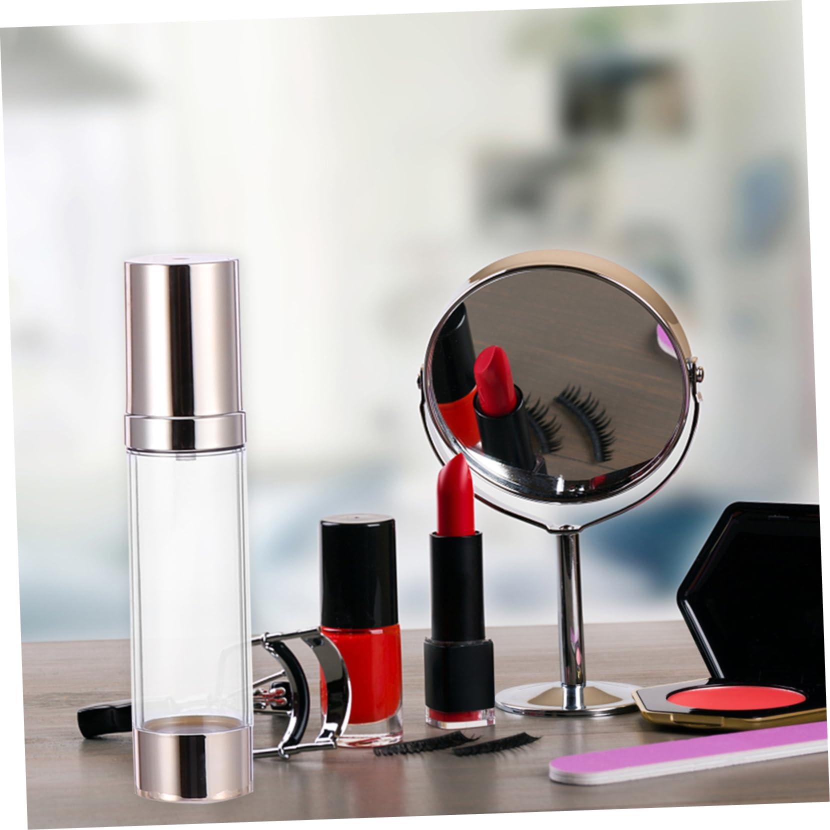 COOLHIYA COOLHIYA 6pcs Set Refillable Airless Pump Bottles Toiletry Bottles for Travel Lotion Portable Dispenser