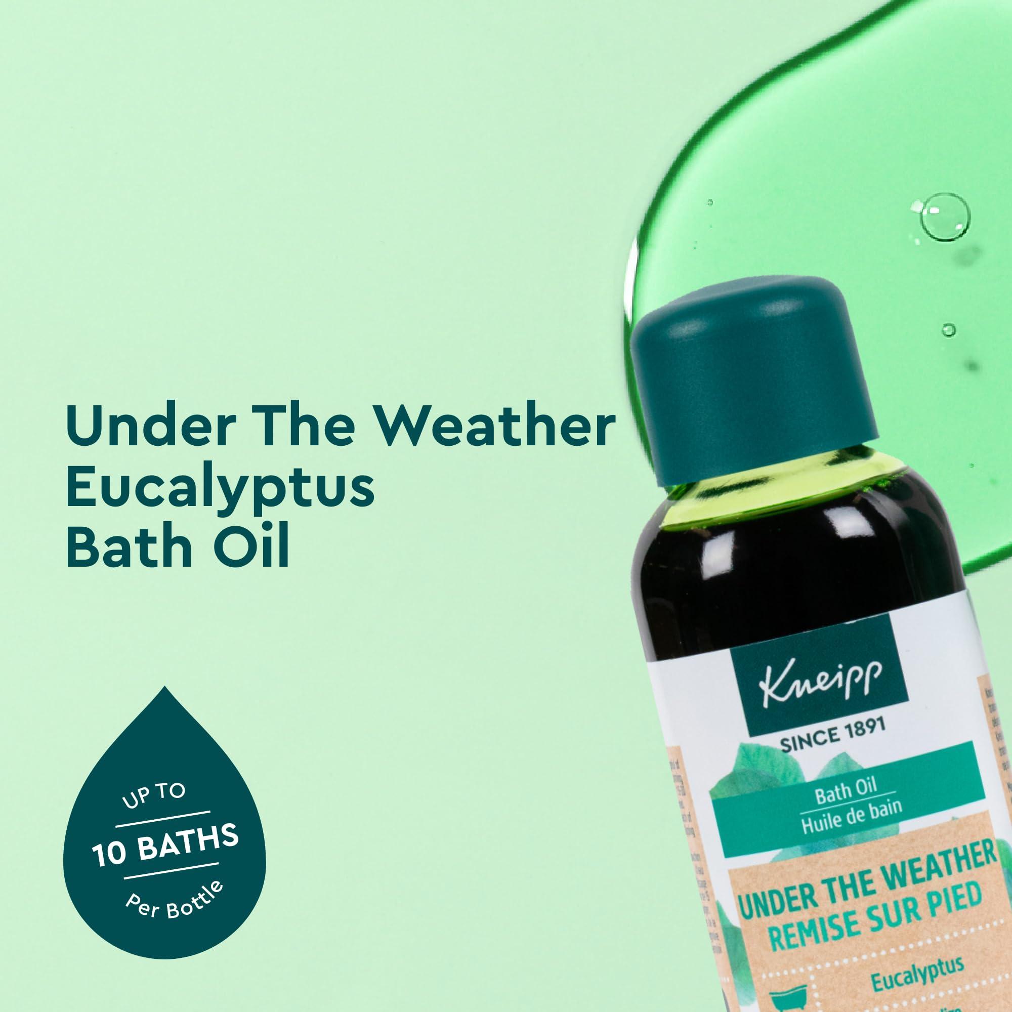 Kneipp Kneipp Under The Weather Eucalyptus Bath Oil - Good for Respiratory Wellness - Vegan - 3.38 fl oz - Up to 10 Baths