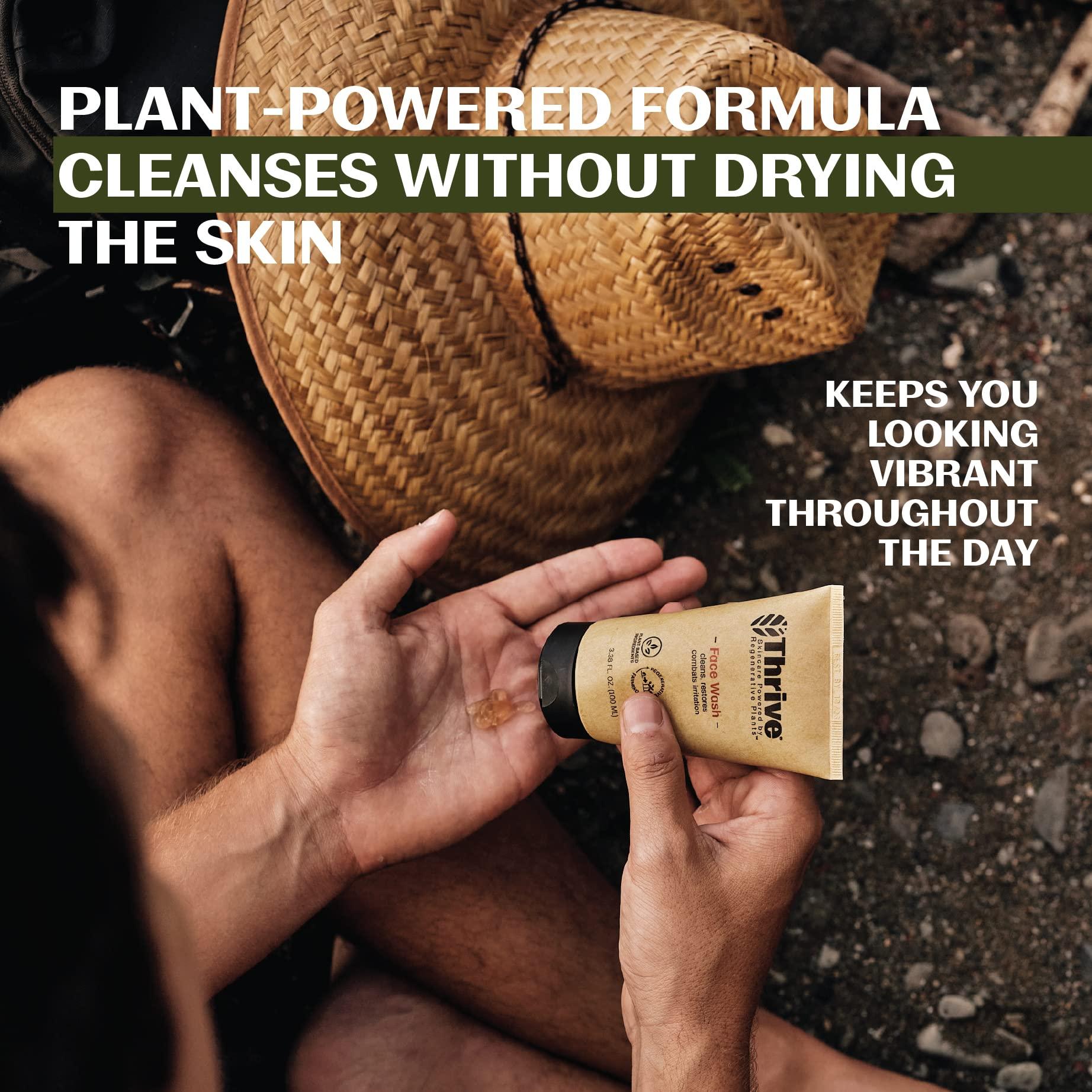 Thrive Natural Care Thrive Natural Care Face Wash Gel - Daily Facial Cleanser - Gently Cleanses Face Without Over Drying - Vegan