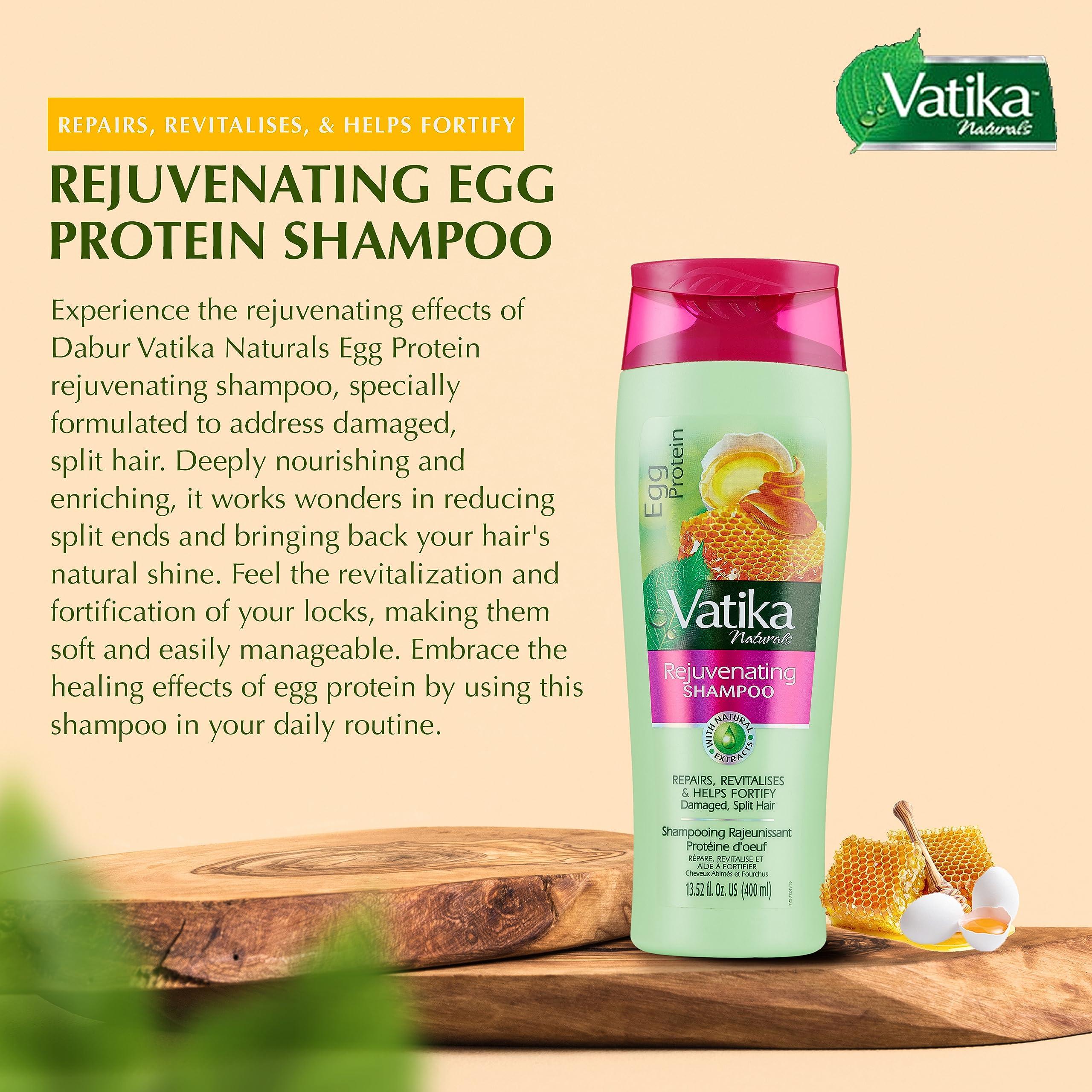 Vatika Naturals Dabur Vatika Naturals Shampoo and Conditioner Set (Egg Protein)