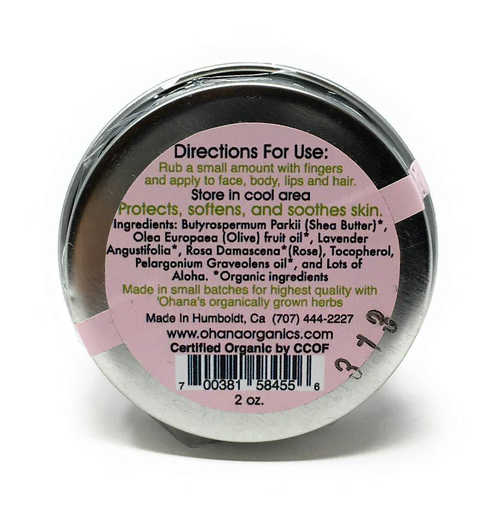 'Ohana Organics Organic Fair Trade Shea Butter Cream
