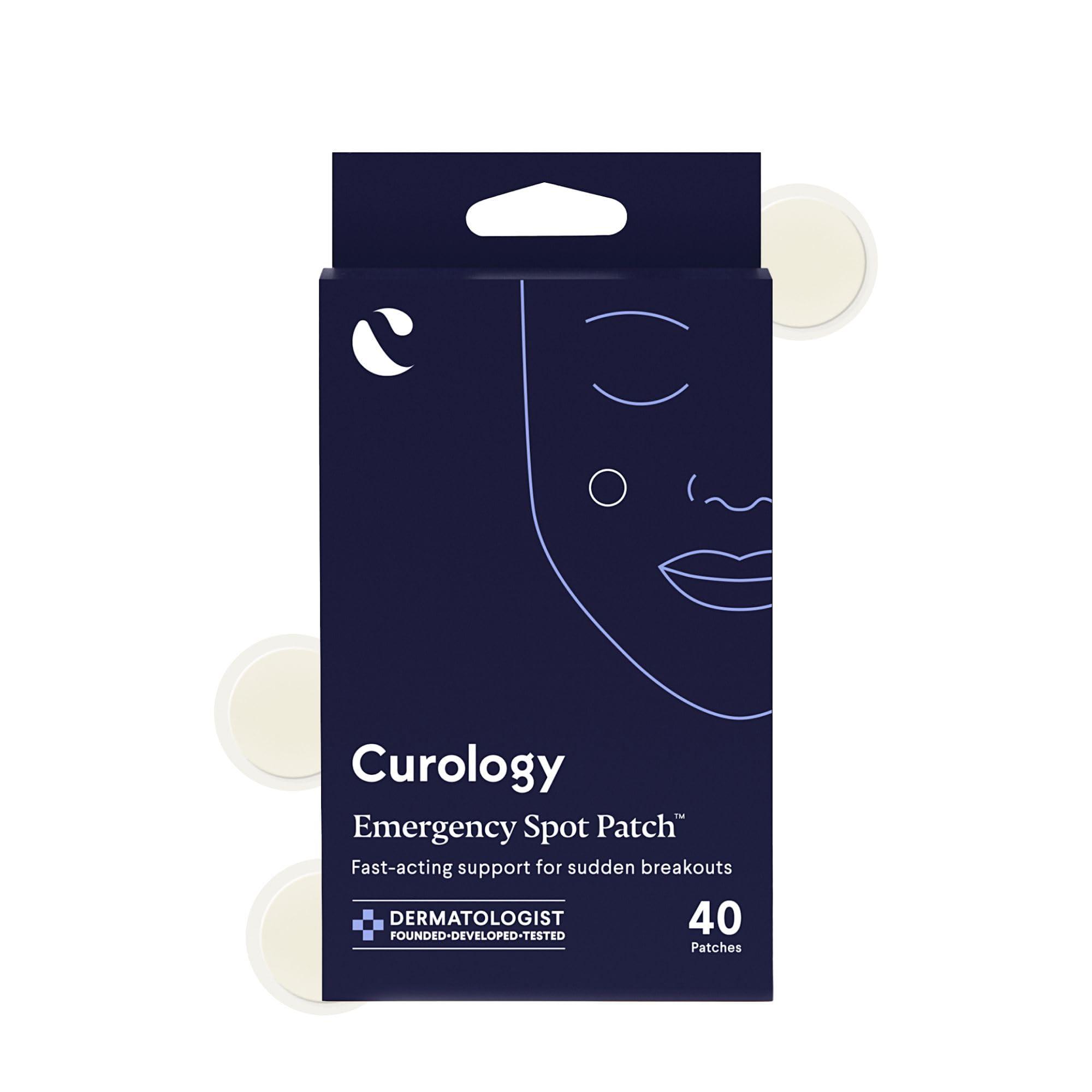 Curology Curology Emergency Spot Pimple Patches for Face, Hydrocolloid Pimple Patches Fast-Acting Support, Spot Concealing and Oil Absorbing, 40 Count