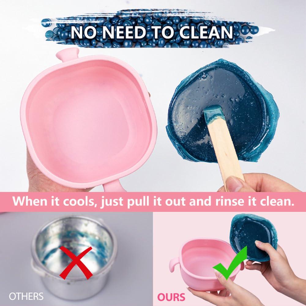 HURRISE HURRISE Electric Hot Wax Warmer Machine for Hair Removal, 400ml Removal Wax Heater, 100W Silicone Pot Liner, High Power Performance, Large Capacity, Versatile Usage, Easy to Clean