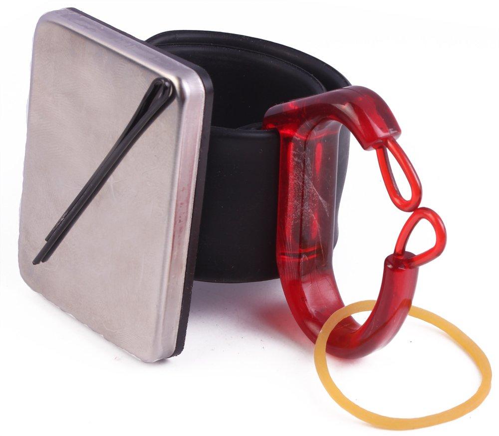 PERFEHAIR Pro-Style Hair Styling Bundle: Magnetic Bobby Pin& Elastic Bands Bracelet Holder + Fine Hair Teasing Comb - Anti-static, Added Volume Tool