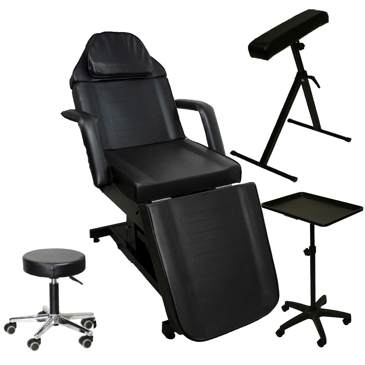 InkBed InkBed Fully Electric Tattoo Chair Bed with Extra Large Tray & Armrest