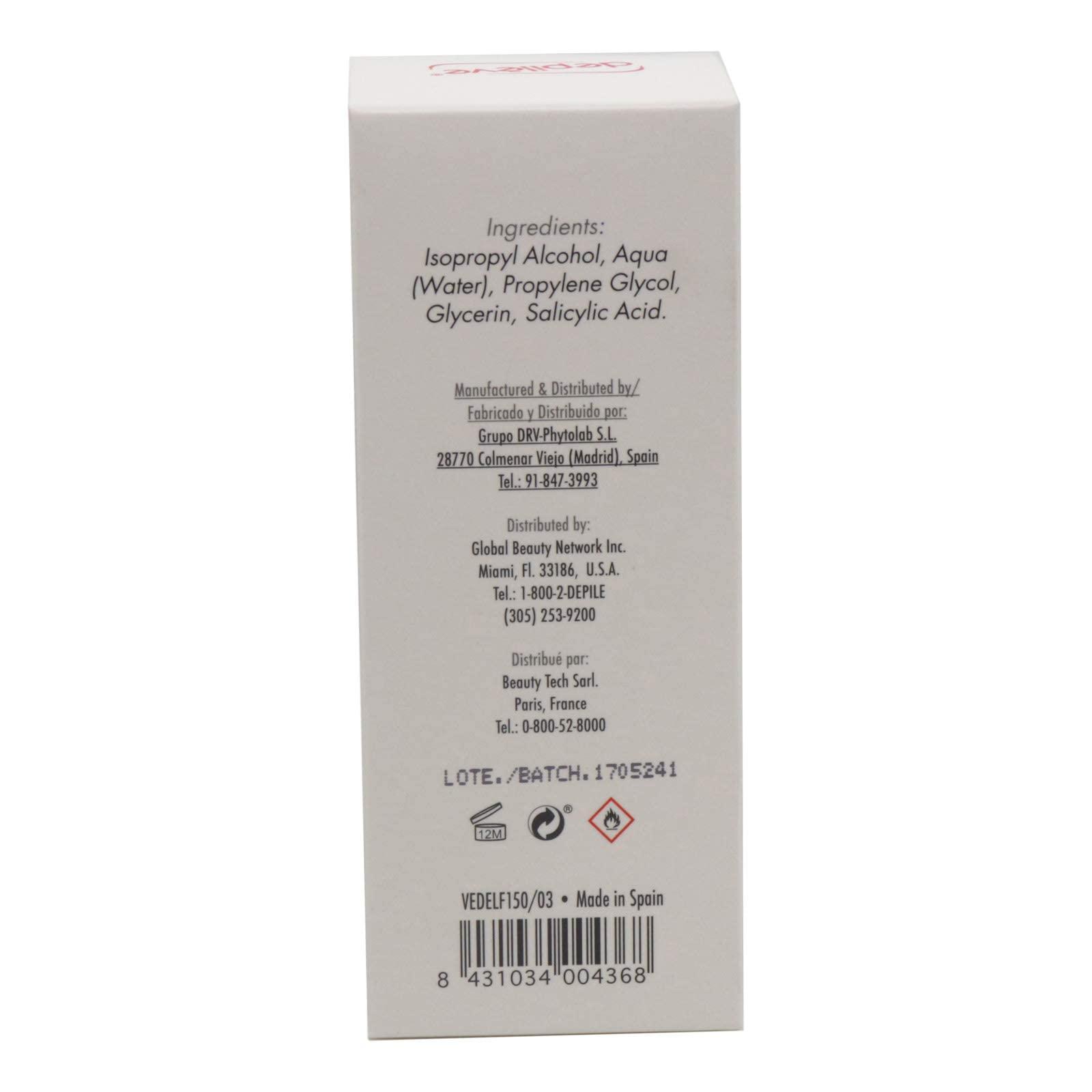 Depileve Depileve Folisan - Post Wax Oil, Relieves Razor Burn, Razor Bumps and Ingrown Hair, Astringent, Skin Moisturizer, Gentle Exfoliator - 5 oz