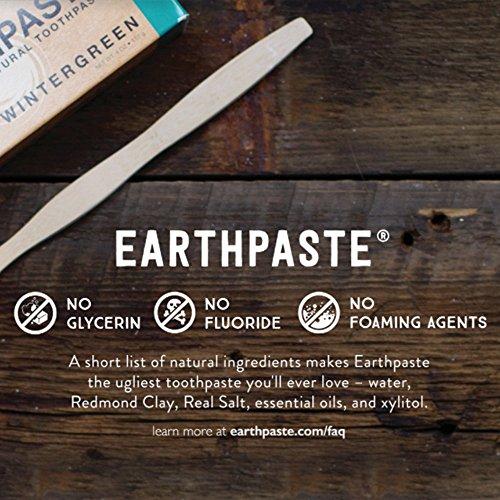 REDMOND REDMOND Earthpaste - Natural Non-Fluoride Toothpaste, 4 Ounce Tube (3 Pack, Peppermint)