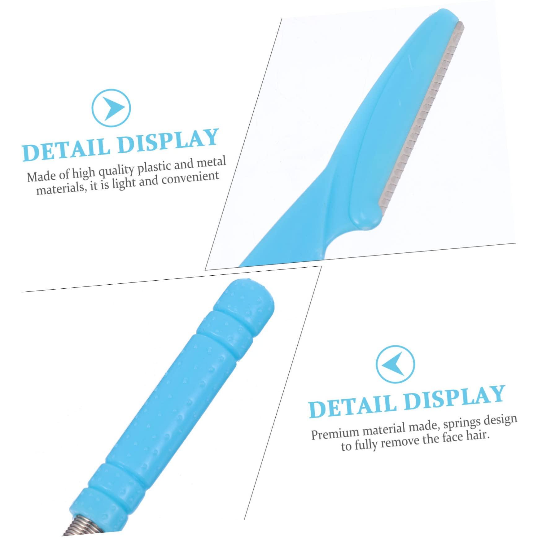 SOESFOUFU SOESFOUFU Professional Safety Hair Removal Tool 4pcs Facial Hair Epilator with Eyebrow Trimmer No Chemicals Smooth Skin