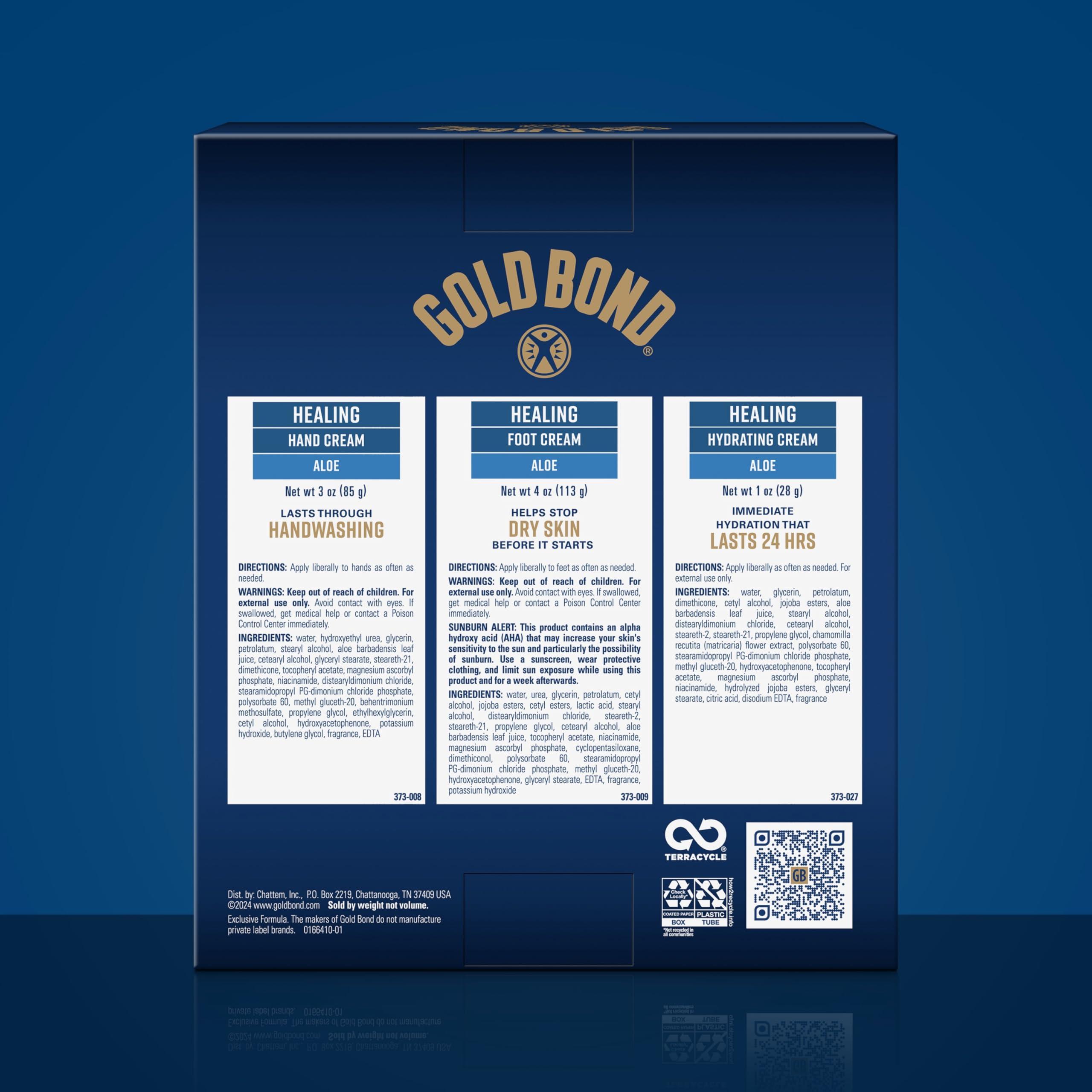 Gold Bond Gold Bond Healing Cream Gift Pack, For Body, Hand & Foot