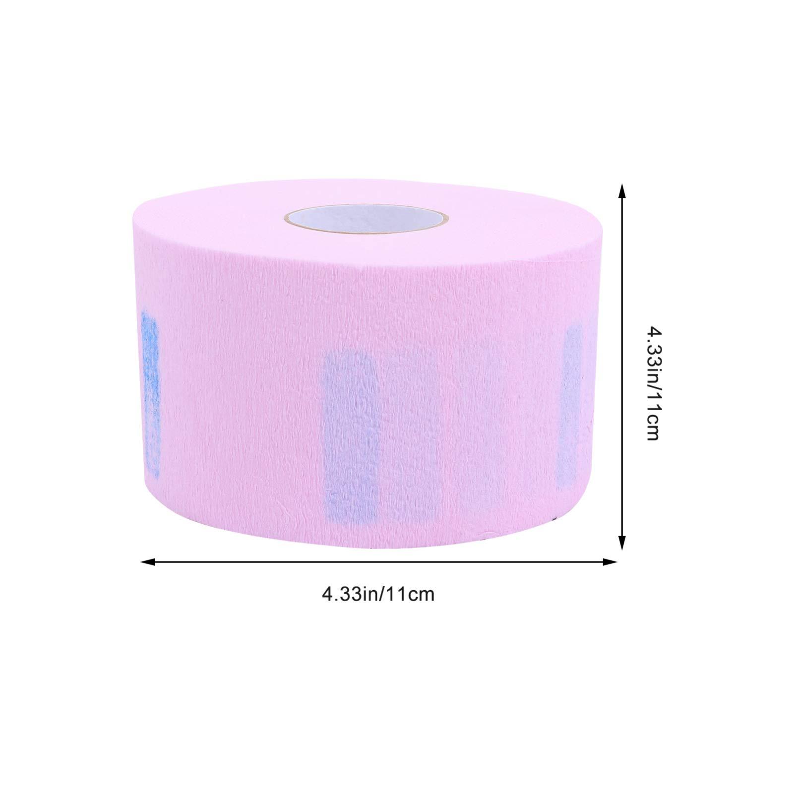 Beaupretty 5 Rolls Haircut Neck Wrap Neck Protection Papers Collar Paper for Hair Cutting Neck Paper Barber Hairdressing Tools Neck Covering Paper Neck Strip Salon Supplies