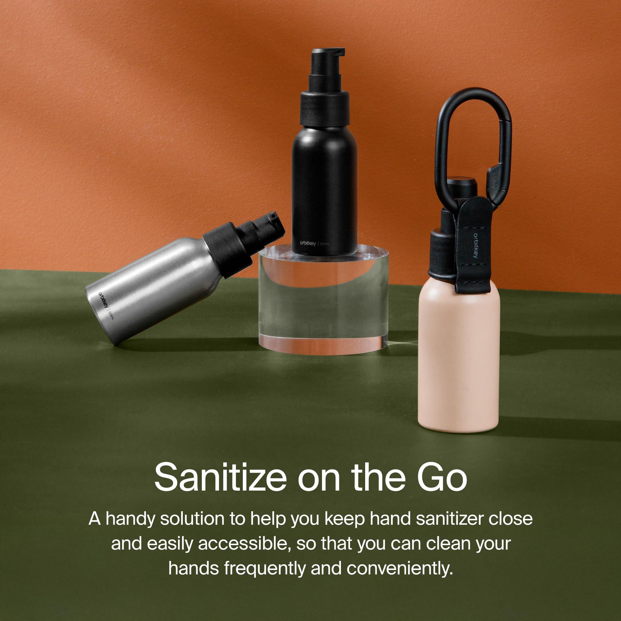 Orbitkey Orbitkey Clip-on Refillable Bottle 50ml - Black