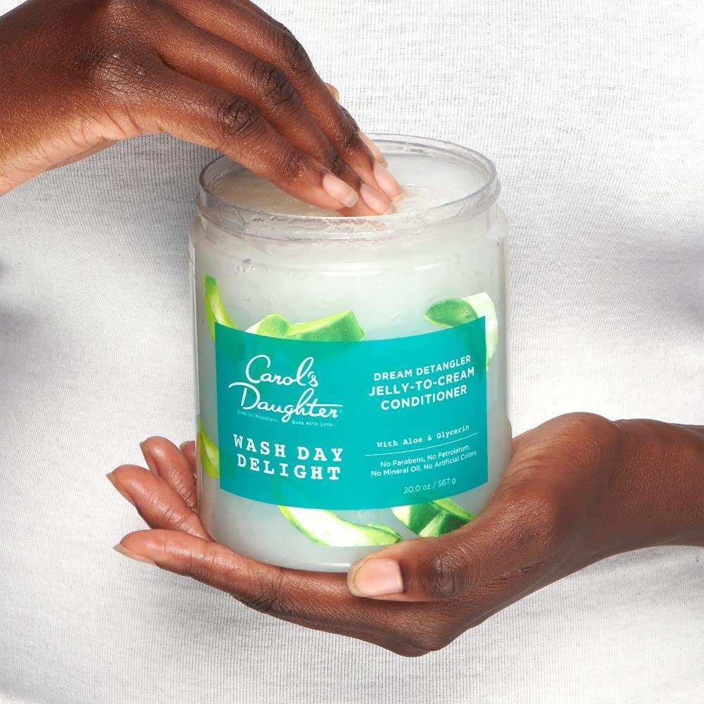 Carol's Daughter Carol\'s Daughter Wash Day Delight Sulfate Free Clarifying Shampoo and Deep Conditioner Gift Set with Aloe and Micellar - Best for Curly, Natural, and Textured Hair  Detangle and Moisturize