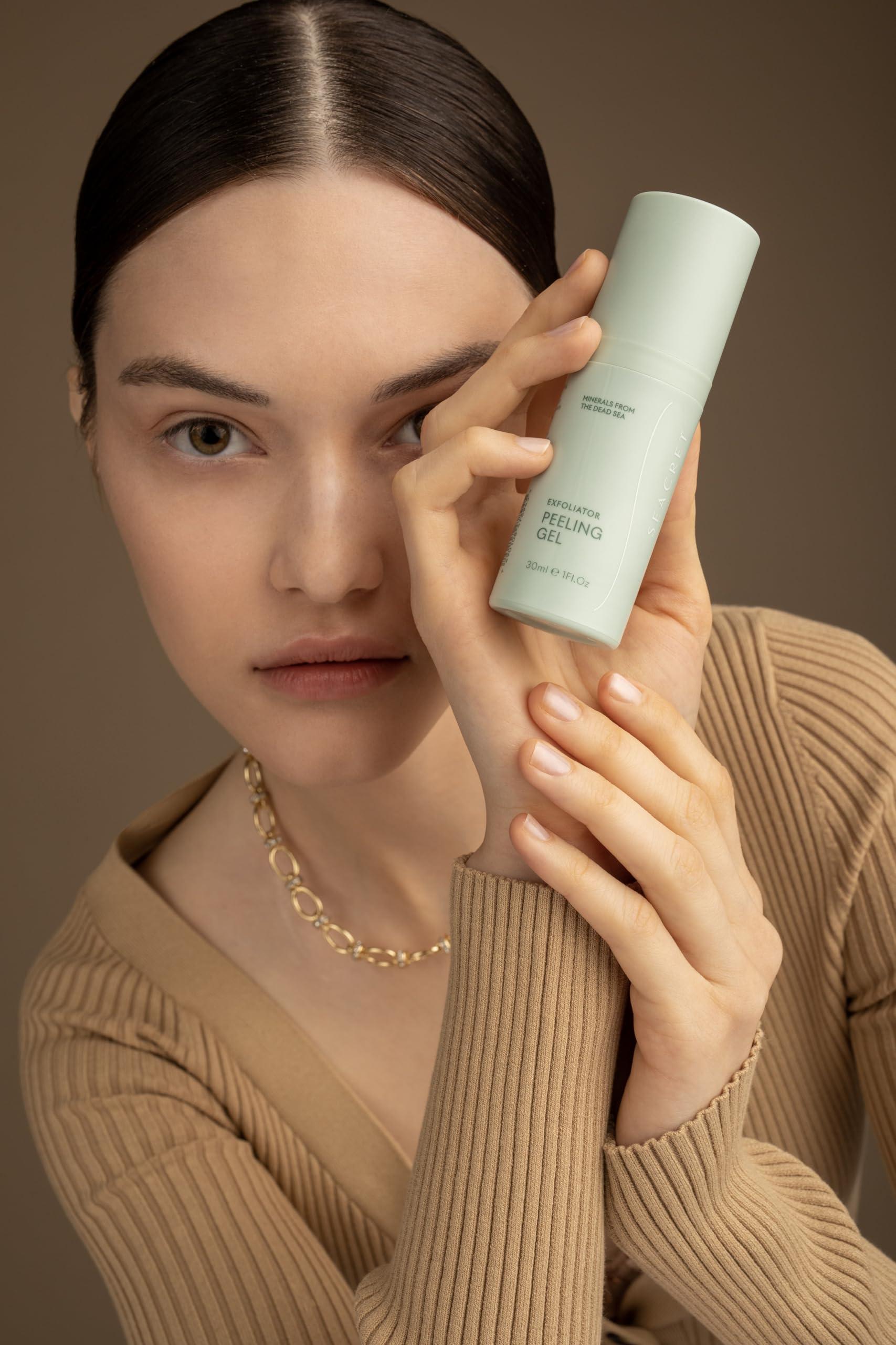 SEACRET SEACRET Peeling Gel for Face - Facial Peel Enriched with Dead Sea Minerals, Seaweed Extract & Aloe Vera, 1 FL.OZ.