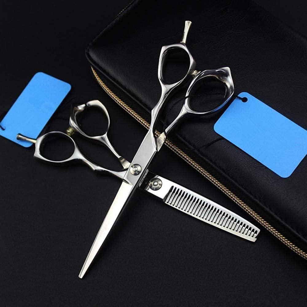 SKipdr Barber Scissors Scissors Cutting Barber Hair Scissor Makeup thinning Shears Hairdressing Scissors Set-Set