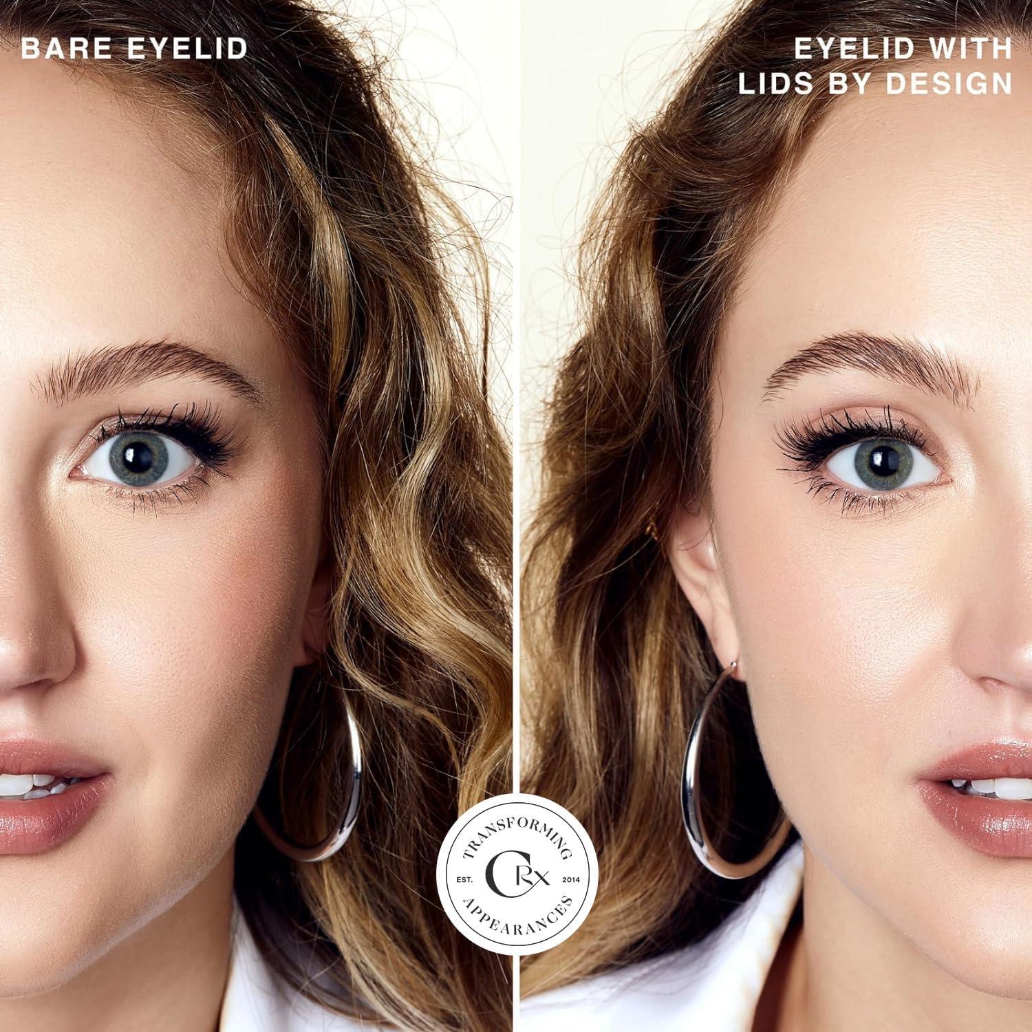 Contours RX Contours Rx Lids by Design - Medical Grade Instant Eyelid Correcting Strips for Heavy, Hooded, & Droopy Lids - Invisible, and Hypoallergenic Eyelid Tape - (6mm) 160ct