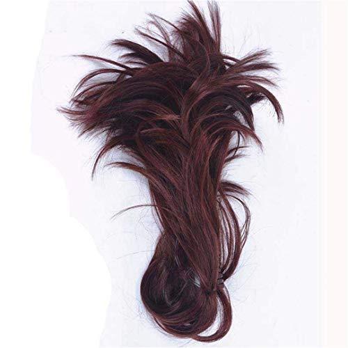 Aonmg Synthetic Short Curly Blonde Burgundy Drawstring Ponytail Ponytail Law Clip In Hair Pieces Styles Hair s 30 Colors 8 6inches