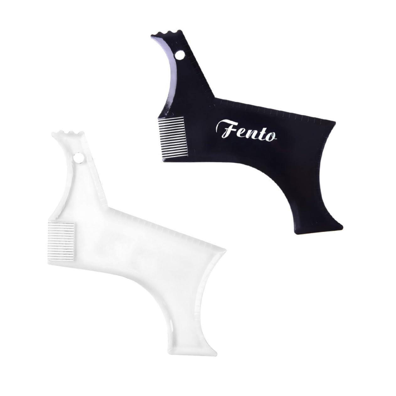 FOMIYES FOMIYES 4 Pcs hair stencils beard shaping tool sideburns styling comb tools for men Beard Shaper Template Kit beard design tool mustache mens razors for shaving man pencil modeling