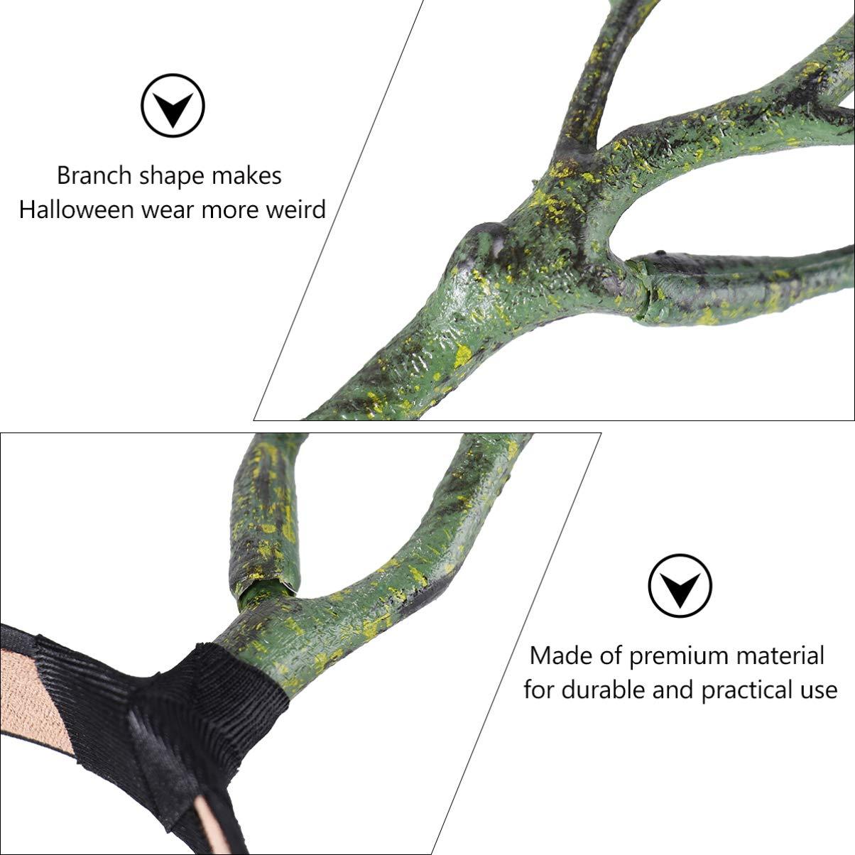 Beaupretty Beaupretty Antler Headband, Simulate Tree Branch Hair Band Forest Elk Horn Headpiece for Halloween Christmas Cosplay Party