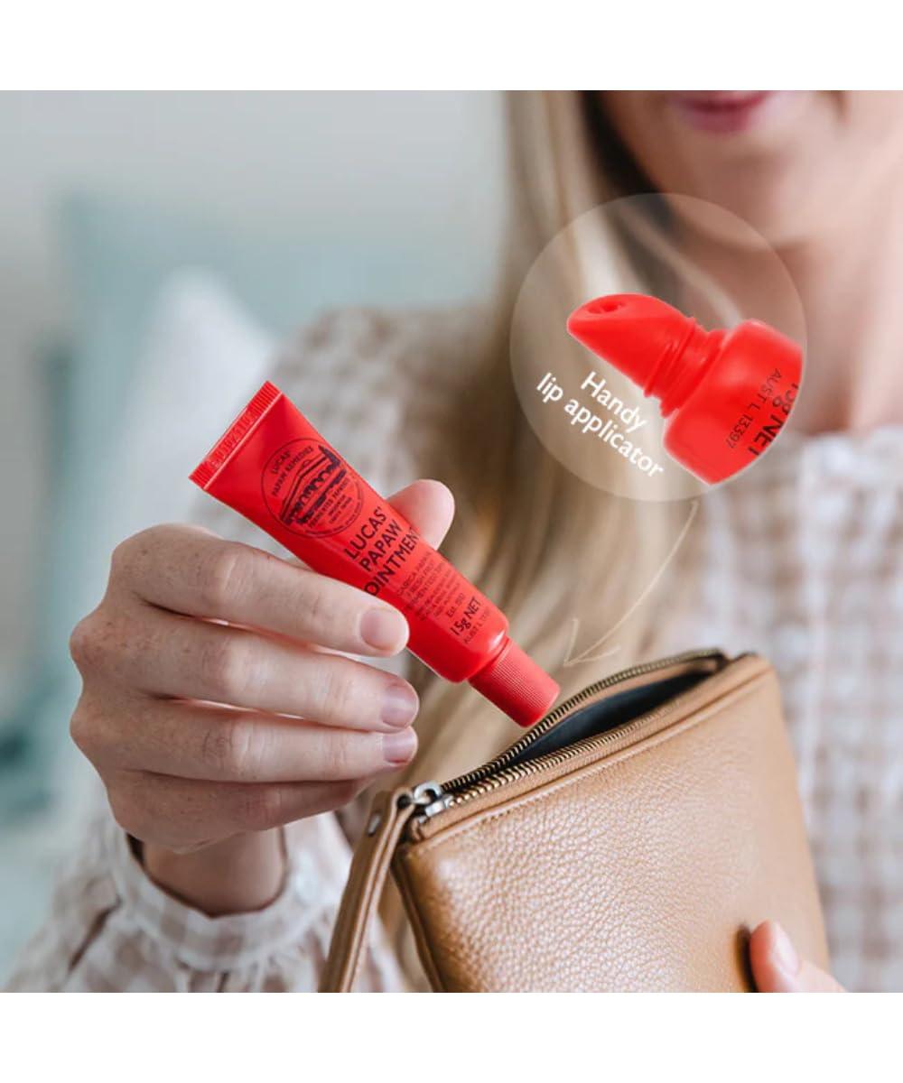 Lucas Lucas Papaw Ointment 15g Tube with lip applicator - TWIN Pack for value by Lucas Remedies