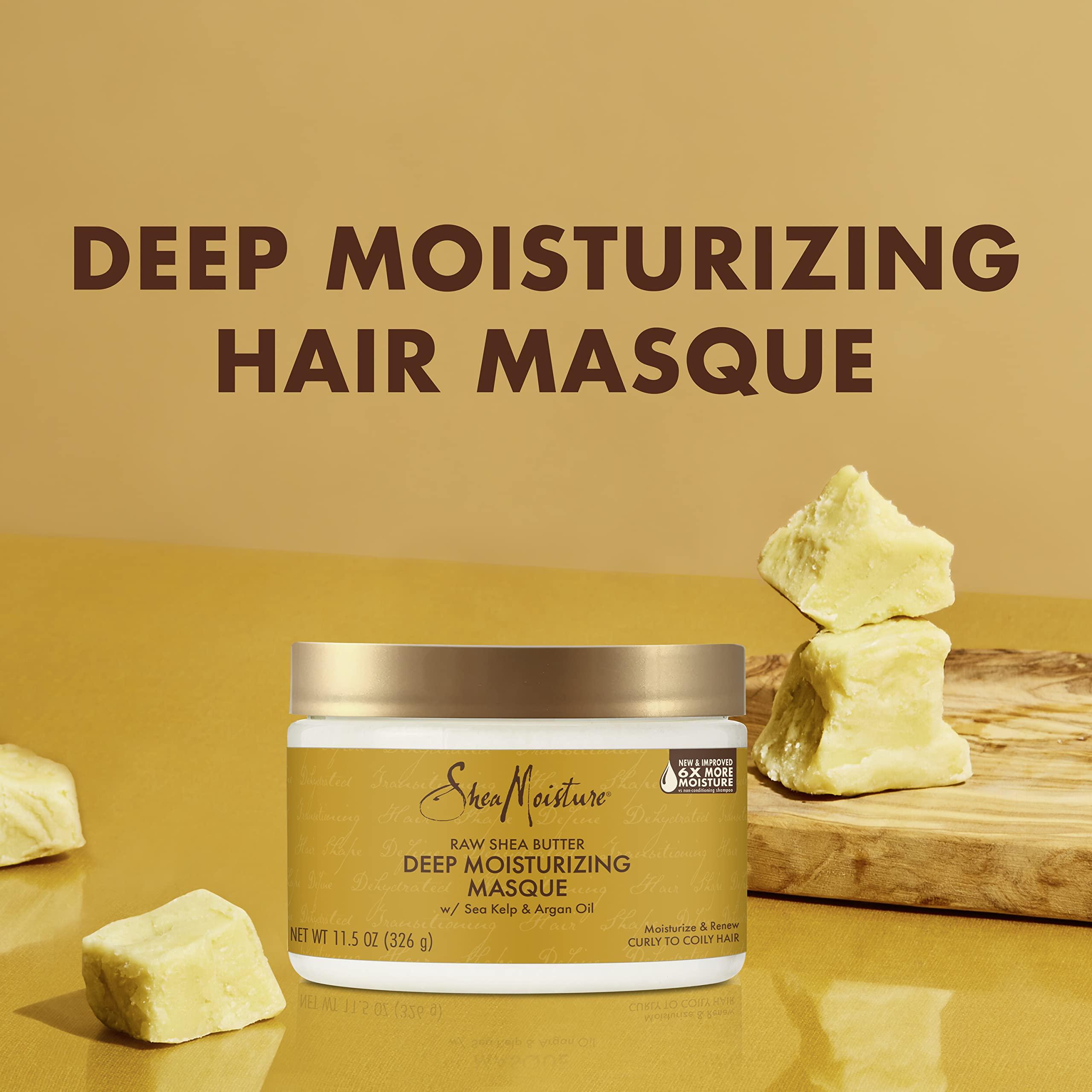 SheaMoisture SheaMoisture Raw Shea Butter Deep Treatment Masque Hair Treatment, 12 Ounce