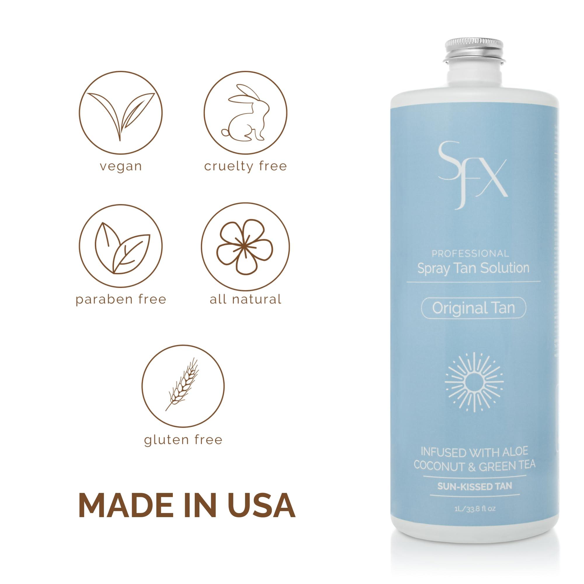 SunFX SunFX Original Tan - All Natural Spray Tanning Solution 4 fl oz | LIGHT SUMMER)