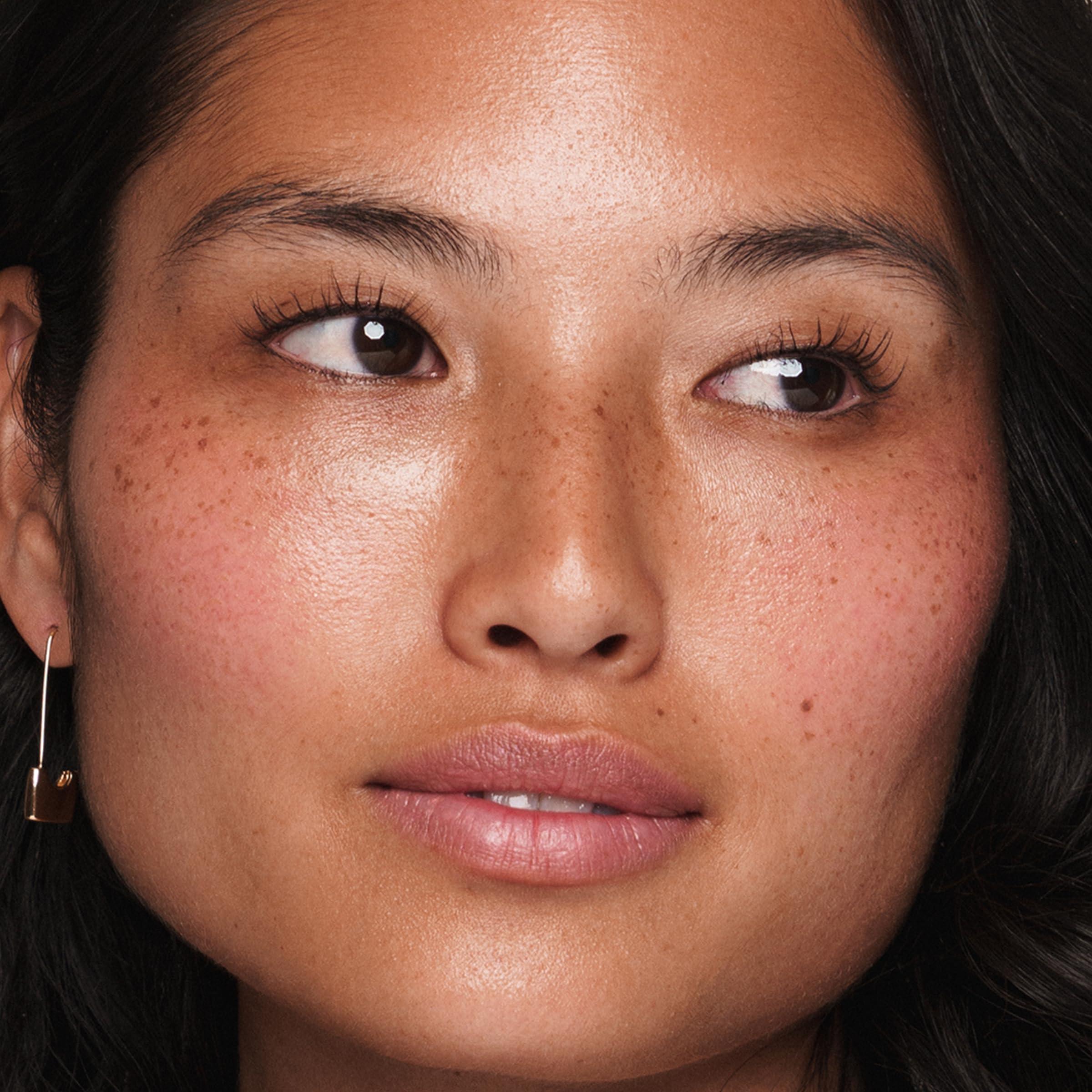 Jouer Jouer Blush & Bloom Cheek + Lipstick, Bare Rose - Hydrating Cream Blush Stick for Cheek and Lip Tint - Moisturizing Rose Hip and Squalane Oil Formula