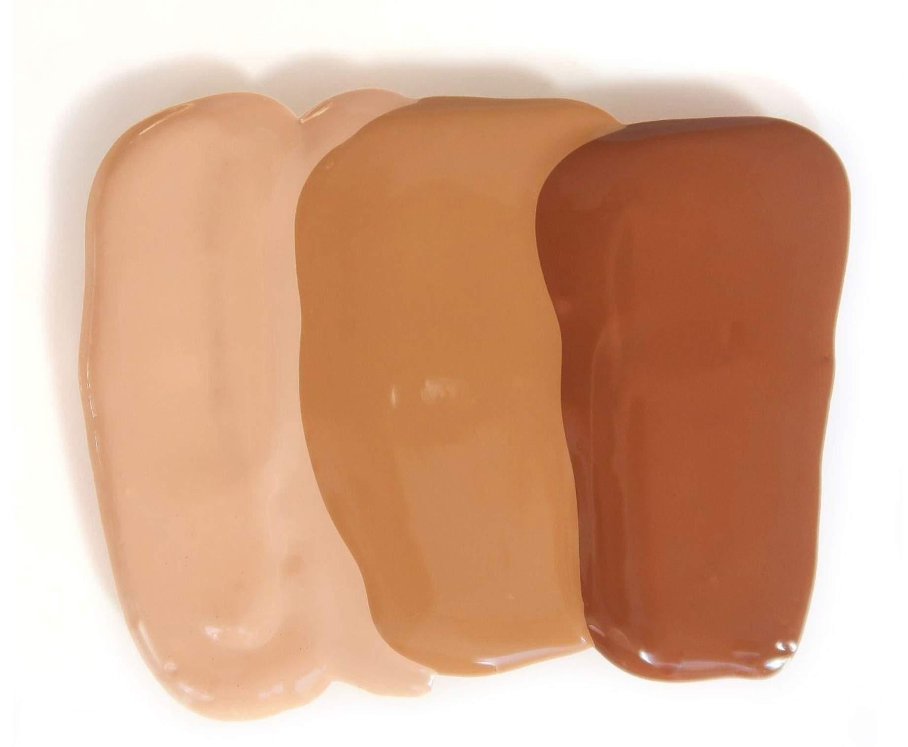 Wander Beauty Nude Illusion Liquid Foundation - Fair Light - Medium to Full Coverage Foundation with Niacinamide & Lotus Extract - Natural Skin Finish - Blurs, Conceals & Contours - Travel-Friendly Tube