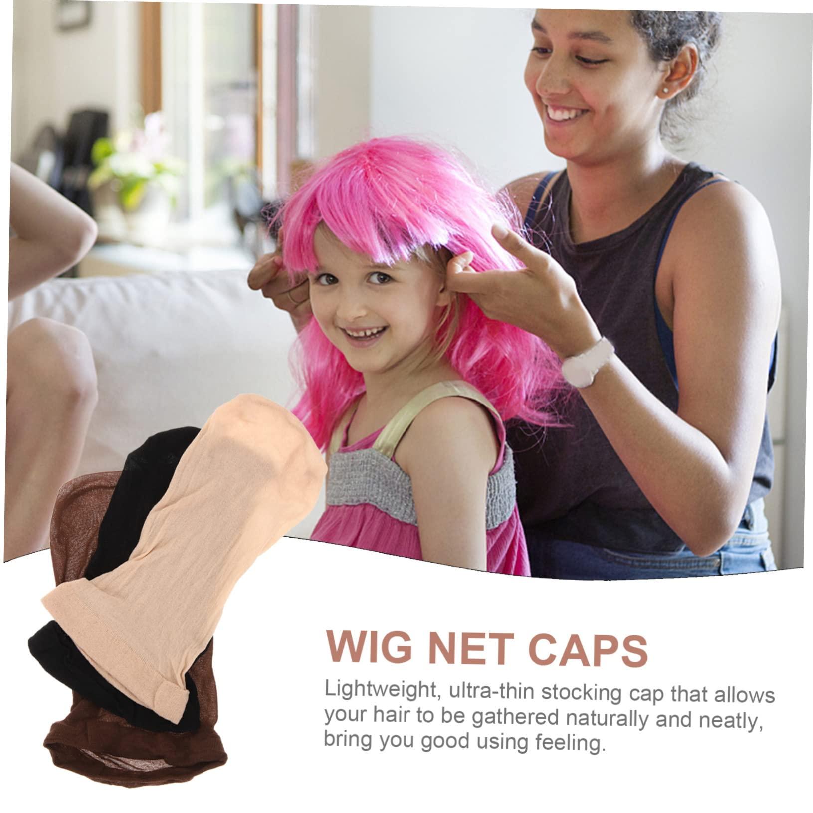 HAPINARY HAPINARY 6pcs Women\'s Hair Nets Cap Has Hair Mesh Nets Cap for Wig Making Close End Cap in Wigs