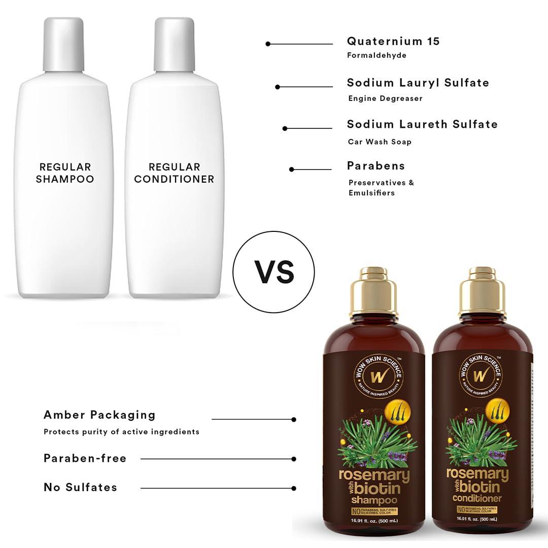 WOW Skin Science WOW Skin Science Rosemary with Biotin Shampoo & Conditioner Duo 16.9 oz