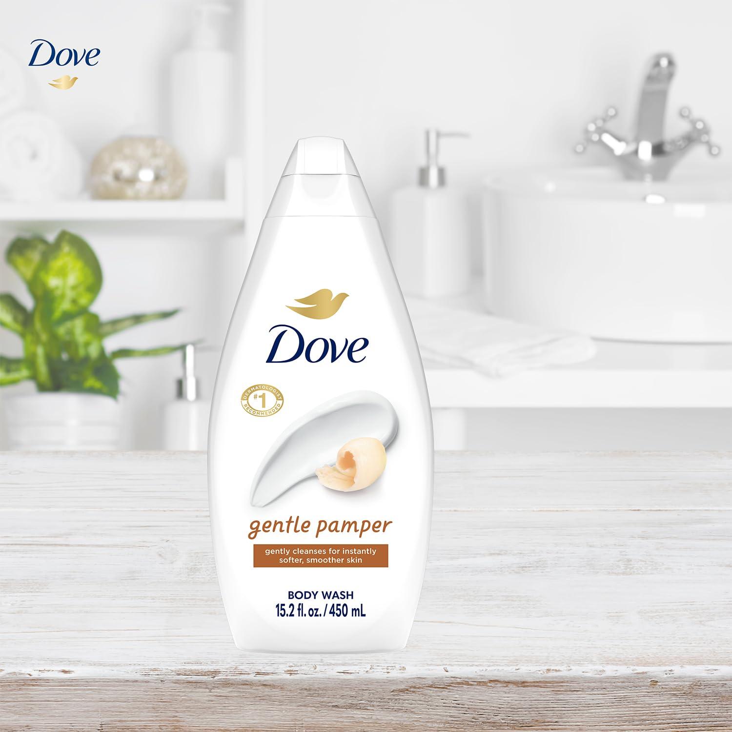 Dove Dove Body Wash, Gentle Pamper 3-Pack  Soothing Moisturizing Cleanser for Soft Skin, 15.22 Oz Ea