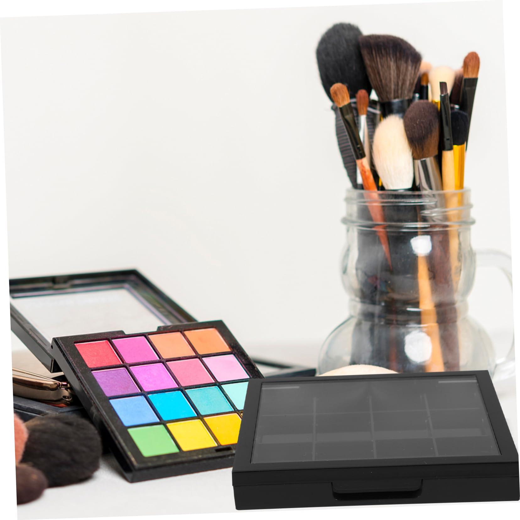 Beaupretty Beaupretty 1PC 12 DIY eyeshadow empty eyeshadow containers makeup eyeshadow compact eyeshadow case empty eye shadow pallet loose powder organizer eyeshadow pallets travel disk make up