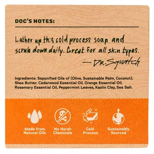 Dr. Squatch Dr. Squatch All Natural Bar Soap for Men with Zero Grit, 3 Pack, Cedar Citrus