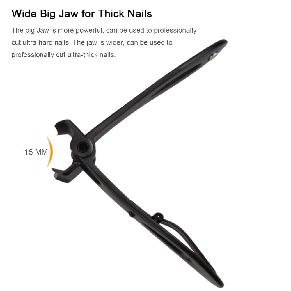 Horsebang Horsebang Set of 5 Fingernail Toenail Clippers for Thick Nails and Tough Toenails and Ingrown Toenails (Set of 5), and Toenail Clippers and Fingernail Clippers for Thick Nails with File (Set of 3)