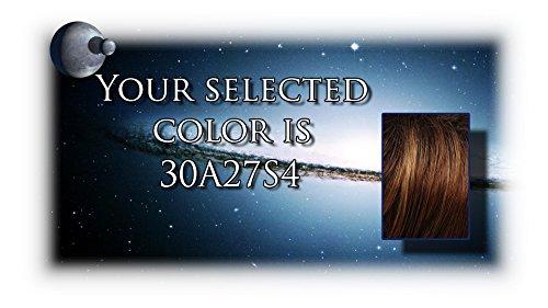 Jon Renau Maxwigs Ignite Wig Color 30A27S4 - Jon Renau Wigs Heat Resistant Women's Short Angled Cut Sleek Bob Lace Front SmartLace Natural Hairline Bundle with MaxWigs Hairloss Booklet