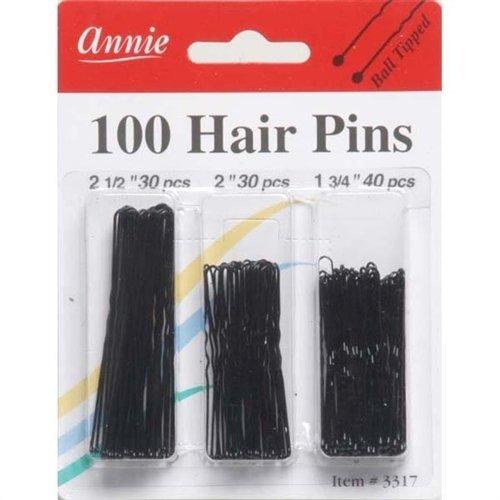 Annie Annie 100 Hair pins Ball Tipped #3317