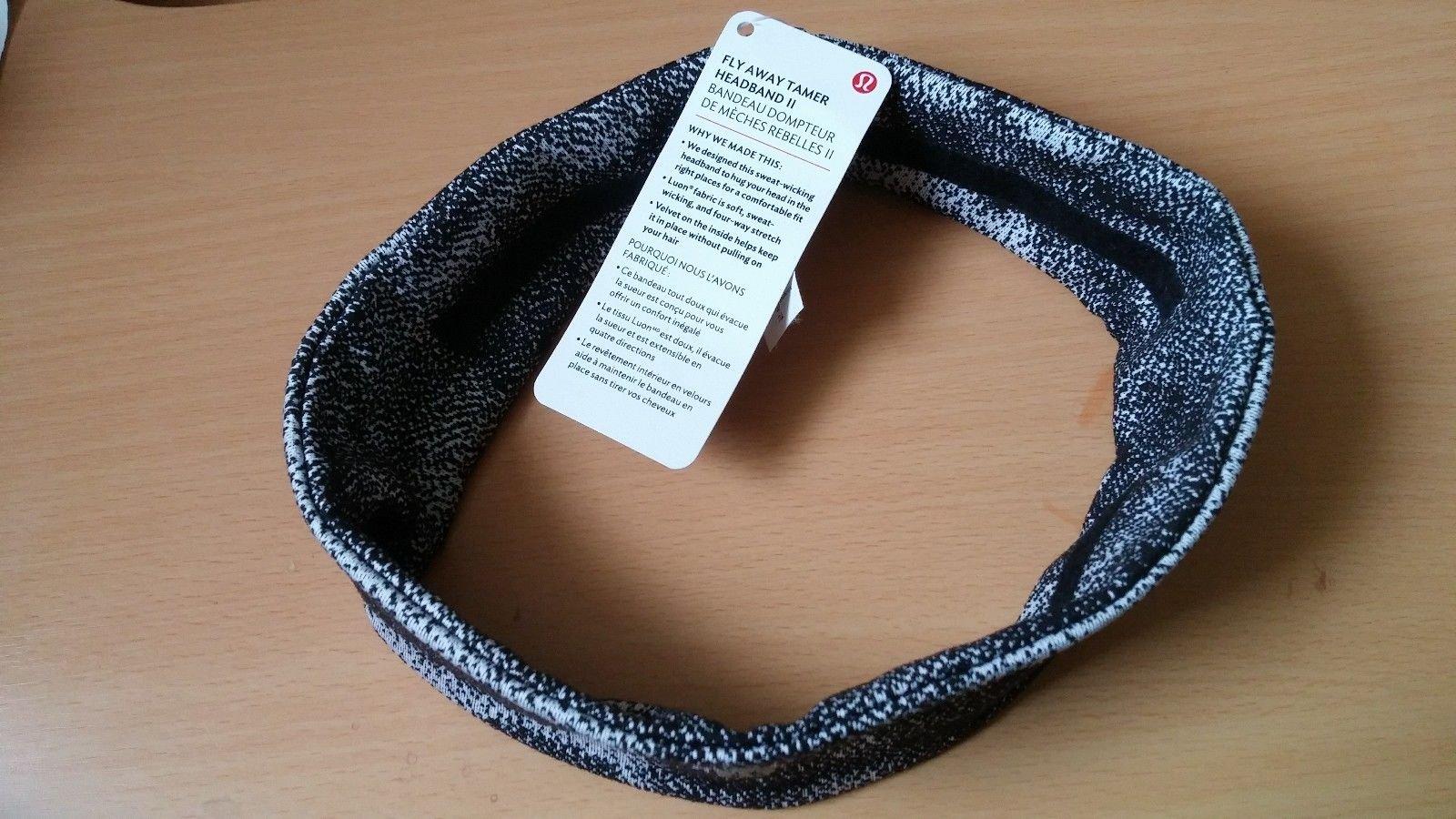 lululemon Lululemon Athletic Headband Wide Band -Heathered Black