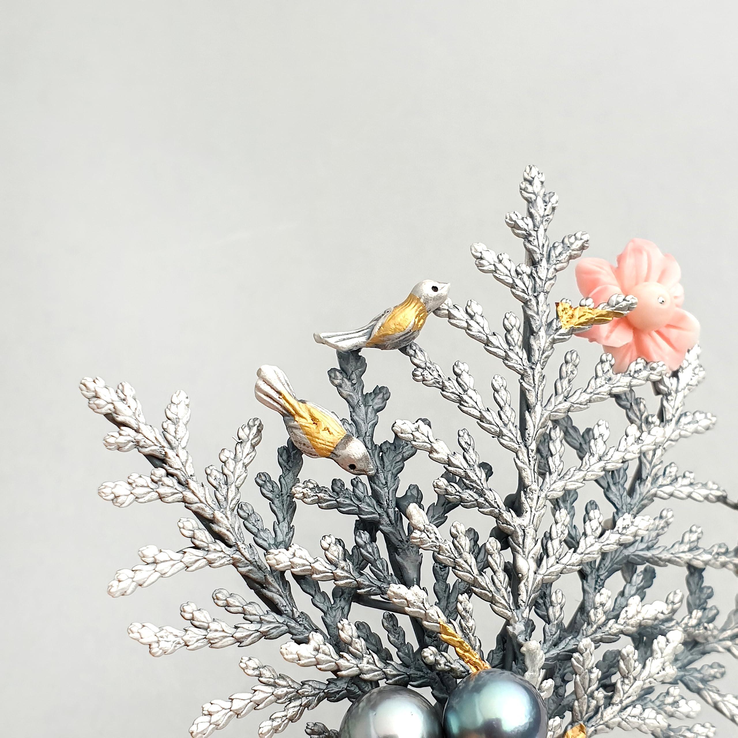 NASCHENKA Naschenka Binyeo Traditional Korean Hanbok Hair Pin Hair Sticks Silver Accessory Wedding Jewelry 1545530