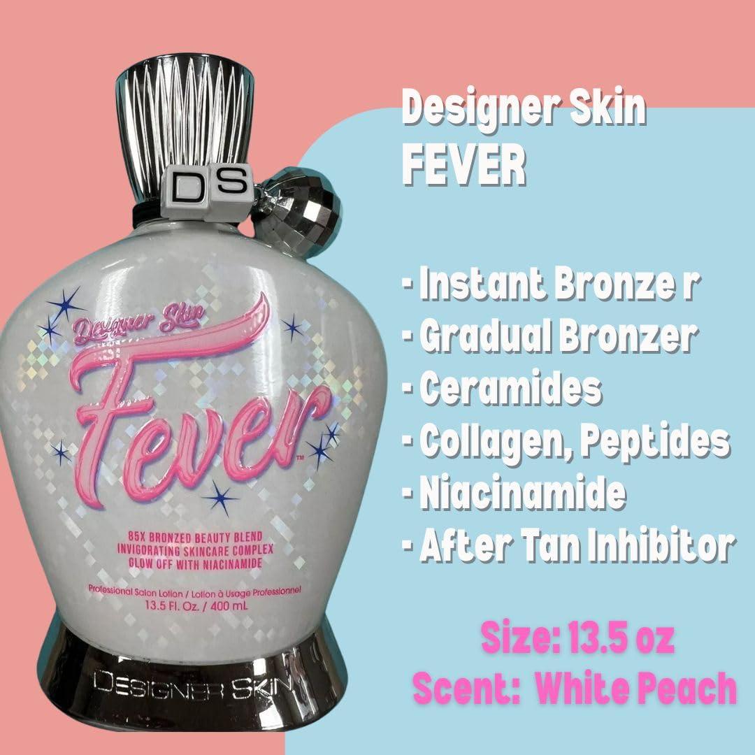 bbs Designer Skin Fever 85X Bronzed Beauty DHA Bronzer Tanning Lotion -13.5 oz