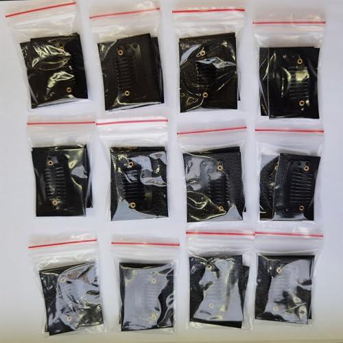 Rooherd new Keep-Kippah clips Hair Clip Set: 12pairs yamaka jewish hat kippah for men yarmulke clips combs for kids adhesive with built in side (12 pcs)