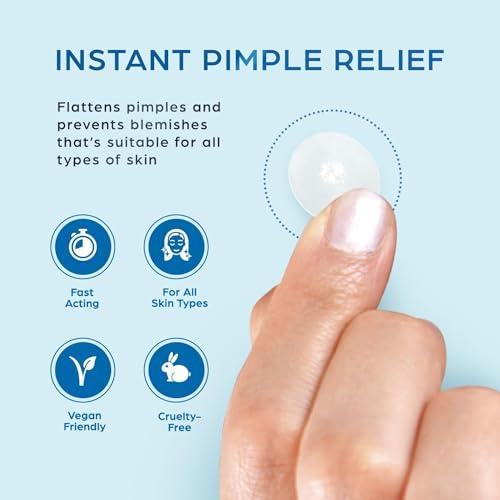 KEYCONCEPTS PatchRx Pimple Patches for Face (120 Patches), Hydrocolloid Acne Patches with Tea Tree Oil, Pimple Patch Pimple Stickers - Hydrocolloid Patch Acne Dots - Acne Pimple Patches For Face - Zit Patches