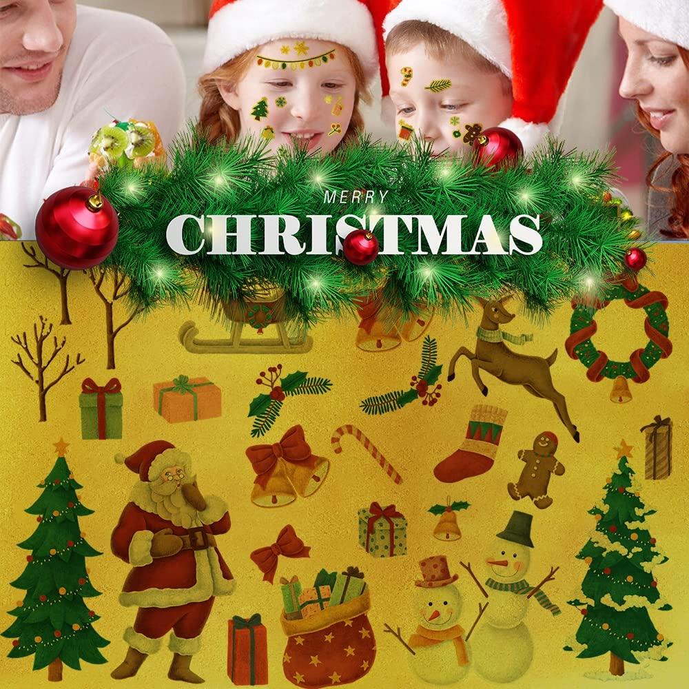 Stampcolour Stampcolour Printable Temporary Metallic Tattoo Paper for INKJET printer,Printable Engravable 8.5\"X11\" 30 Sheets DIY Personalized Waterproof Gold Tattoos Sticker for Skin Custom Cartoon Kids Tattoos