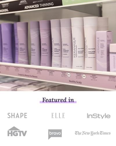 Keranique Keranique Shampoo and Conditioner for Damaged Hair - Anti-Breakage, Damage Control Set for Thinning Hair - Intense Repair, Deep Conditioning, Anti-Hairfall Routine w/Keratin - Great for Colored Hair