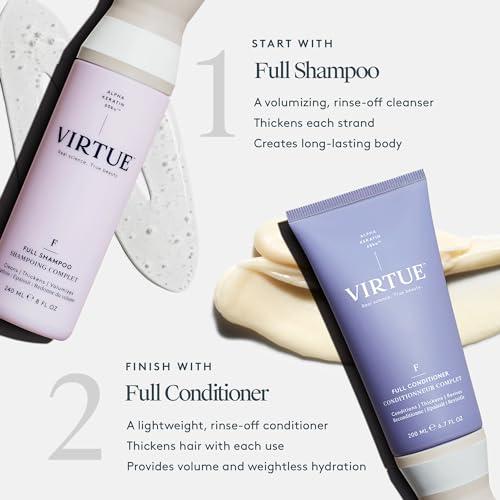 VIRTUE VIRTUE Full Sulfate Free Volumizing Shampoo Thickens Hair, Safe for All Hair Types, Color Safe
