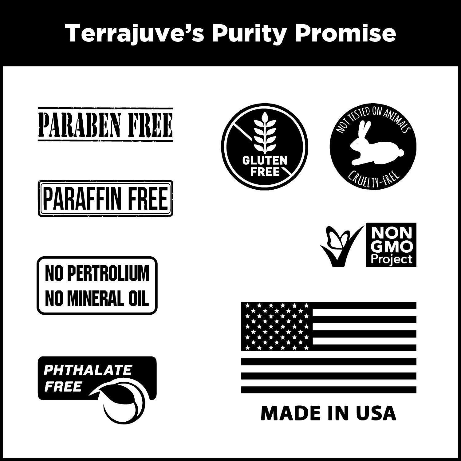 Terrajuve Terrajuve Psoriasis Hair and Scalp Mask Conditioner, Natural Moisturizer, Soothing Lotion for Dry, Itchy, Red, Scaly, Flaky Skin, Safe for Babies, Lasting Relief, Pure, Organic, Made in USA