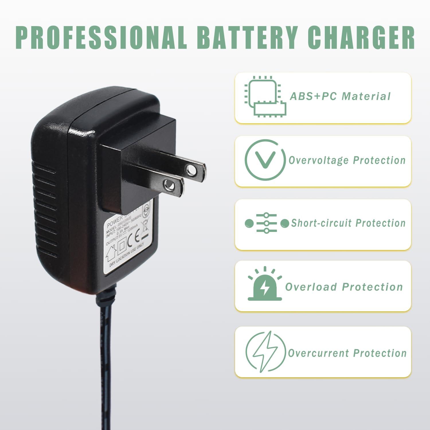 Pinkind 5V Power Adapter Charger for Wahl, Charger Replacement Compatible with Wahl Trimmer Models 5616L, 5701, 9818A, 9818-5001, 9864, 9870, 9884L2, 9896, 9899, SS2L, WSS3L,Trimmer Power Supply Charging Cord