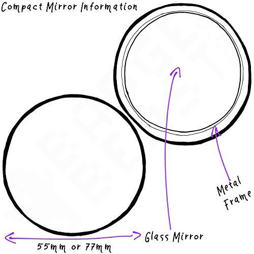 BadgeBeast.co.uk 8 Ball - 55mm Round Compact Mirror