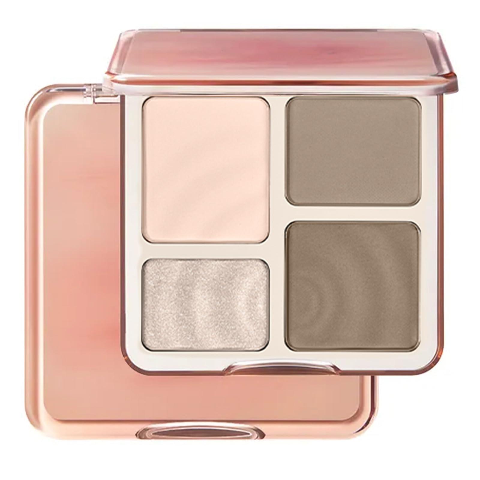Ueuiu Judy Doll Contour Palette, 2 In 1 Face Highlight Contour Palette, Shades with Highlighter Makeup, Non-greasy, Lasting Sparkling, Sculpt the Face Makeup (#01 Water Waves, 0.32oz)